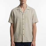 Linen Shirt Beige - Cămașă In Bej - Produs in România - De IONESCU 