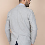 The Hosman Merino Wool Jacket - Light Grey