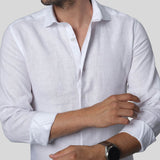 The Rod Linen Shirt - White