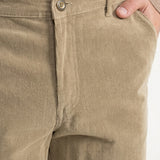 Pantaloni "Comarnic" Velur – Bej