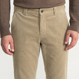 Pantaloni "Comarnic" Velur – Bej