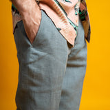 Dacian Hemp Trousers – Slate Blue