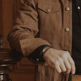 The Ardeal 100% Hemp Jacket - Brown