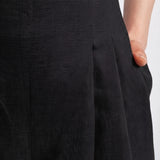 The "Deva" Linen Trousers – Black