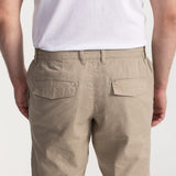The Moldoveanu Linen Cotton Trousers - Beige