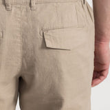 The Moldoveanu Linen Cotton Trousers - Beige