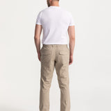 The Moldoveanu Linen Cotton Trousers - Beige