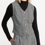 The Figa Wool Waistcoat - Alba Check