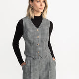 The Figa Wool Waistcoat - Alba Check