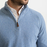 Der Rodna-Wollpullover – Himmelblau
