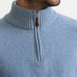 Der Rodna-Wollpullover – Himmelblau