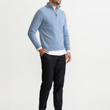Der Rodna-Wollpullover – Himmelblau