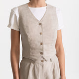 The Figa Linen Set - Beige
