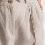 The Figa Linen Set - Beige