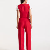 The Figa Linen Set - Red