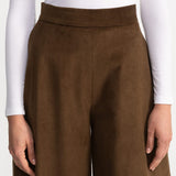 The Palazzo Corduroy Trousers - Brown