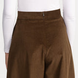 The Palazzo Corduroy Trousers - Brown