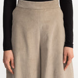 The Palazzo Corduroy Trousers - Champagne