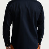 The Calimani Cotton Ignifugé Shirt - Dark Blue
