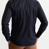 The "Peles" Egyptian Cotton Shirt - Dark Blue