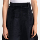 The Mures Corduroy Skirt - Navy Blue