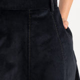 The Mures Corduroy Skirt - Navy Blue