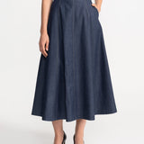 The Mureș Denim Skirt - Blue