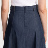 The Mureș Denim Skirt - Blue