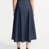 The Mureș Denim Skirt - Blue