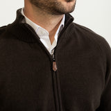 The Rodna 100% Wool Cardigan - Bronz