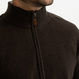 The Rodna 100% Wool Cardigan - Bronz