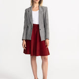 The Argeș Corduroy Skirt - Red