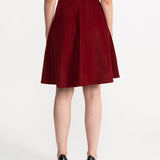 The Argeș Corduroy Skirt - Red