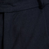 The Romana Linen Trousers - Dark Blue