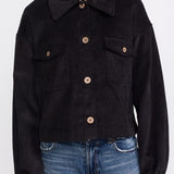 The "Sibiel" Organic Corduroy Jacket – Black