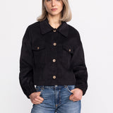 The "Sibiel" Organic Corduroy Jacket – Black