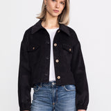 The "Sibiel" Organic Corduroy Jacket – Black