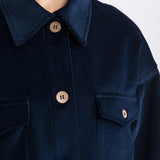 The "Sibiel" Organic Corduroy Jacket – Blue