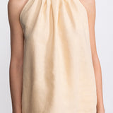 Tismana Linen Halter Top – Ecru