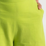 The Palazzo Cotton Pants - Pistachio