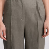 The ”Figa” Linen Trousers - Khaki