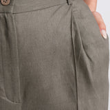 The ”Figa” Linen Trousers - Khaki