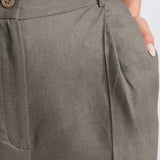 The "Figa" Linen Set - Khaki