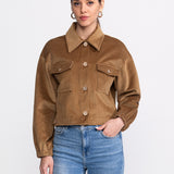 The "Sibiel" Organic Corduroy Jacket – Camel