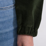 The "Sibiel" Organic Corduroy Jacket – Forest Green