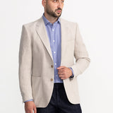 The Peles Egyptian Cotton Shirt - Dark Blue with White Stripes