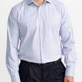 The Peles Egyptian Cotton Shirt - Light Grey