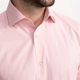 The Peles Egyptian Cotton Shirt - Pink