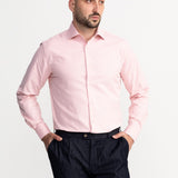 The Peles Egyptian Cotton Shirt - Pink