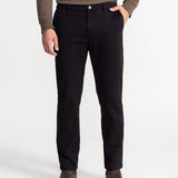 The "Sinaia" Cotton Trousers - Black